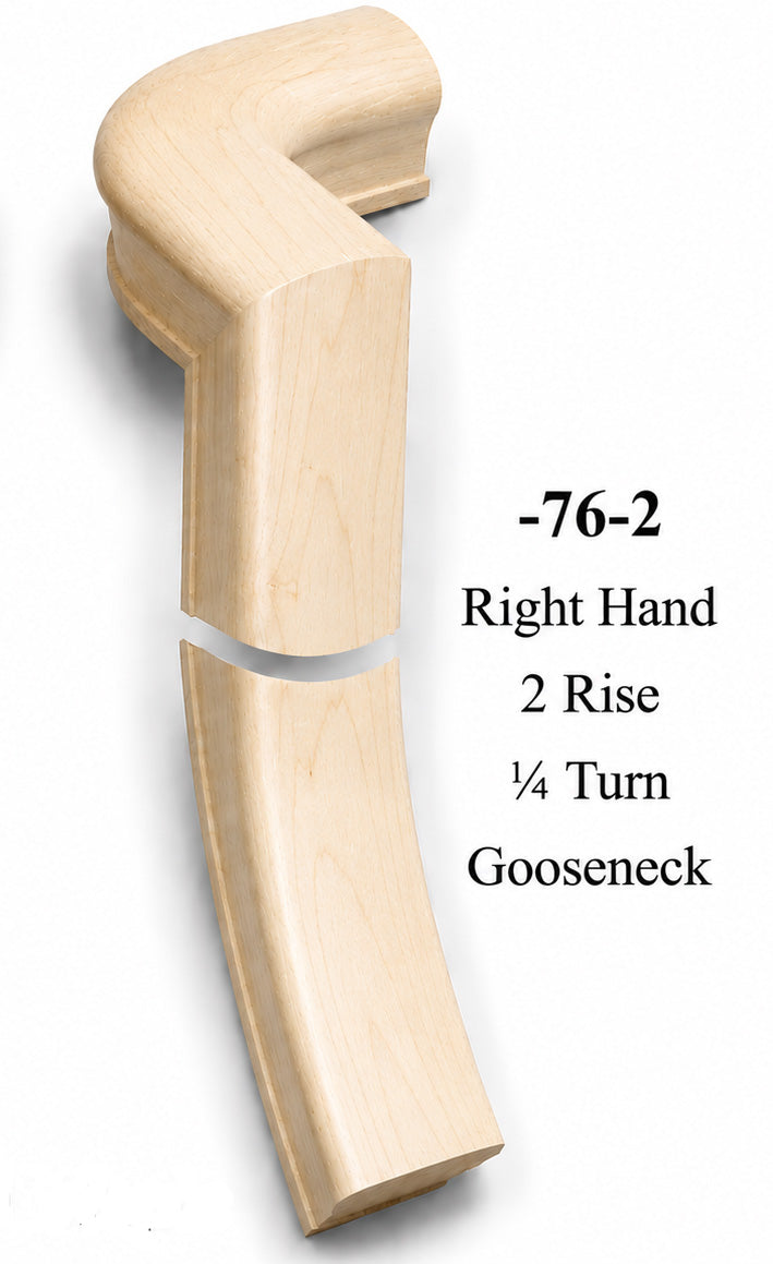 7071 or 7076 2-Rise Gooseneck with Level Quarter-turns