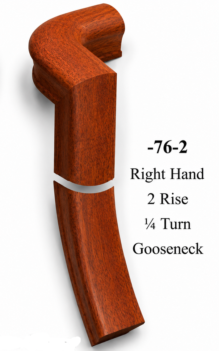 7071 or 7076 2-Rise Gooseneck with Level Quarter-turns
