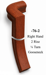 7071 or 7076 2-Rise Gooseneck with Level Quarter-turns