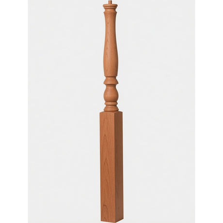 4670 3-1/4" Country Starting Pin Top Newel Post, American Cherry