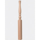 4670 3-1/4" Country Starting Pin Top Newel Post, Beech