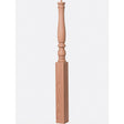 4670 3-1/4" Country Starting Pin Top Newel Post, Red Oak