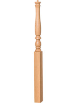 F-4670 Starting Fluted Newel Post (Plain Version Illustrated)