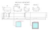 CADD Drawing for 4691 Box Newel Post