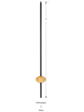 4700 Plain Straight Bar 14mm Hollow Baluster