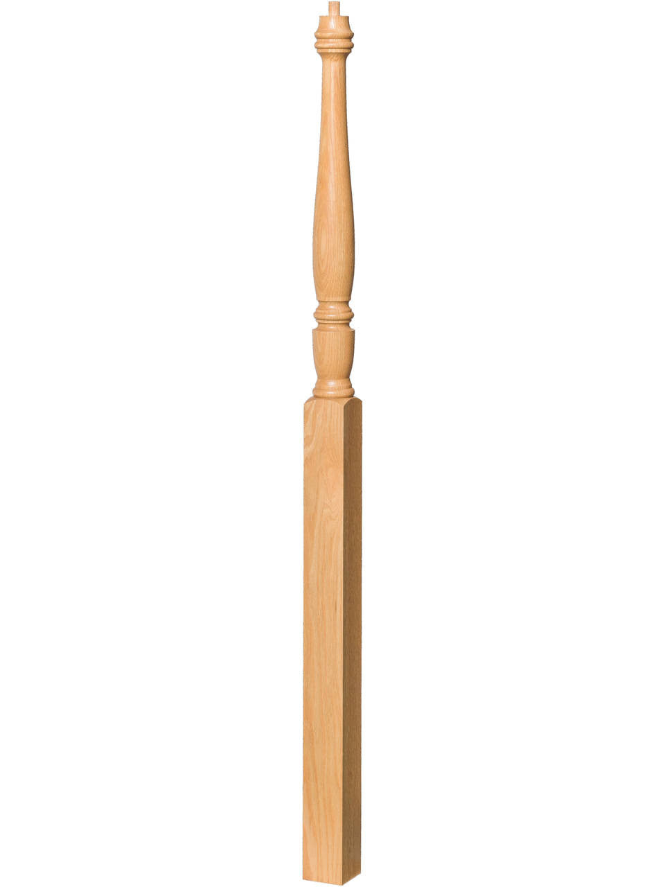 T-4715 Twist Pin Top Landing Georgia Newel Post (Plain Version Illustraded)