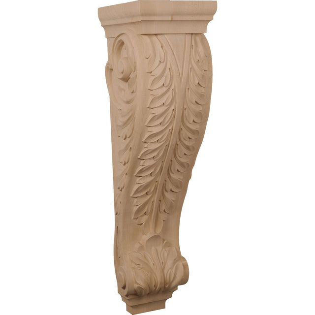 Super Jumbo Acanthus Pilaster Corbel, 9" X 10" X 34" (CORW09X10X34AC)