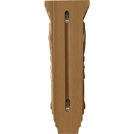 Acanthus Extra Large Pilaster Corbel, 6" X 7 1/2" X 18" (CORW06X08X18AC) Back View