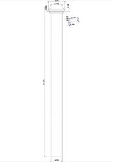 4808 Mission-Style Box Newel Post CADD