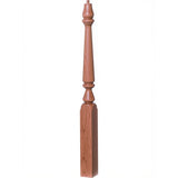 4810 (48") or 4815 (60") Ohio Pin Top Plain Newel Post, American Cherry