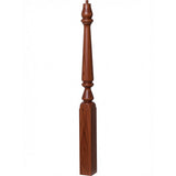 4810 (48") or 4815 (60") Ohio Pin Top Plain Newel Post, Brazilian Cherry