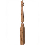 4810 (48") or 4815 (60") Ohio Pin Top Plain Newel Post, Knotty Alder