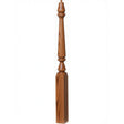4811 (48") or 4815 (60") Ohio Pin Top Plain Newel Post, Red Oak