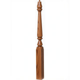 4811 (48") or 4815 (60") Ohio Pin Top Plain Newel Post, Red Oak