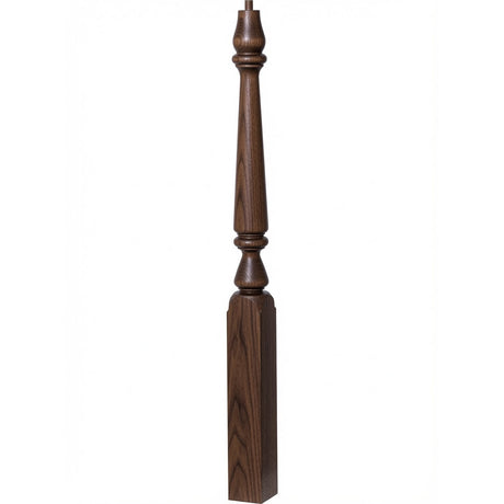 4810 (48") or 4815 (60") Ohio Pin Top Plain Newel Post, Walnut