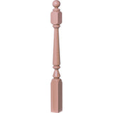 4840 (48"), 4842 (60"), or 4848 (72") Ohio Ball Top Newel Post, Beech