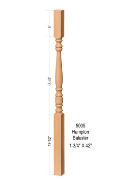5005 42" Hampton Square Top Baluster