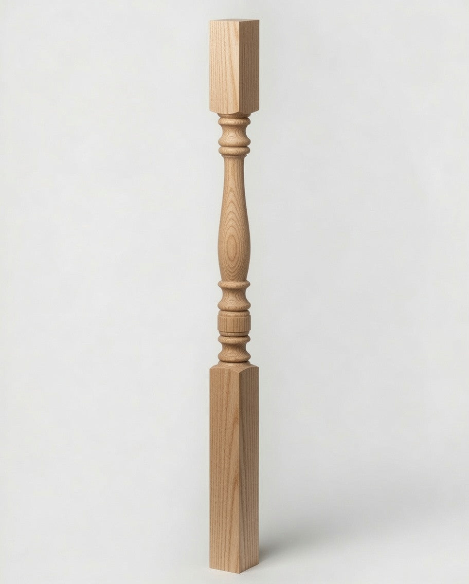 5005 31" Hampton Square Top Baluster, Ash