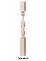 5005 31" Hampton Square Top Baluster, Hard Maple