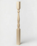 5005 31" Hampton Square Top Baluster, Poplar