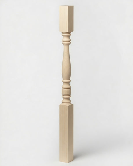 5005 31" Hampton Square Top Baluster, Poplar