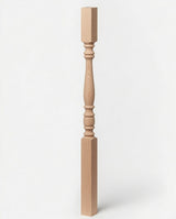 5005 31" Hampton Square Top Baluster, Red Oak