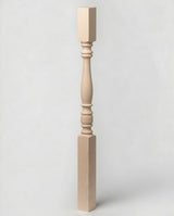 5005 31" Hampton Square Top Baluster, Soft Maple