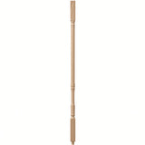 5067 1-1/4" Traditional Square Top Stair Baluster, available in 31", 34", 36", 39", and 42" Lengths, Ash