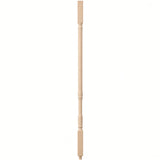 5067 1-1/4" Traditional Square Top Stair Baluster, available in 31", 34", 36", 39", and 42" Lengths, Beech