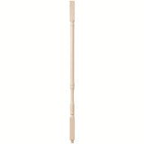 5067 1-1/4" Traditional Square Top Stair Baluster, available in 31", 34", 36", 39", and 42" Lengths, Birch