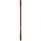 5067 1-1/4" Traditional Square Top Stair Baluster, available in 31", 34", 36", 39", and 42" Lengths, Walnut