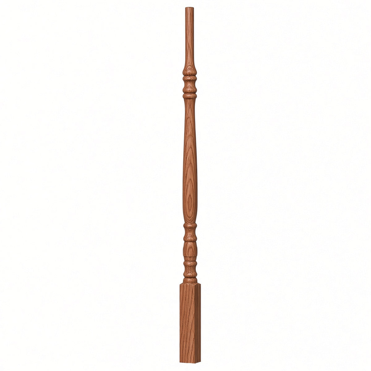 5134 (1-1/4" x 34"),5138 (1-1/4" x 38"), or 5142 (1-1/4" x 42") Hampton Elegant Rise Stair Balusters, American Cherry