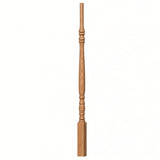 5134 (1-1/4" x 34"),5138 (1-1/4" x 38"), or 5142 (1-1/4" x 42") Hampton Elegant Rise Stair Balusters, Hickory