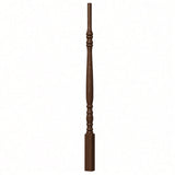 5134 (1-1/4" x 34"),5138 (1-1/4" x 38"), or 5142 (1-1/4" x 42") Hampton Elegant Rise Stair Balusters, Walnut