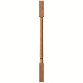5141 Square Top Colonial Baluster, 1-1/4" x 1-1/4", Available in 31", 34", 36", 39", and 42", Red Oak
