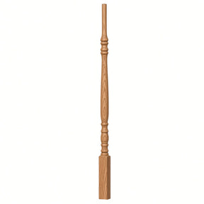 5134 (1-1/4" x 34"),5138 (1-1/4" x 38"), or 5142 (1-1/4" x 42") Hampton Elegant Rise Stair Balusters, Red Oak