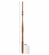 5200 36" Hampton Pin Top Baluster