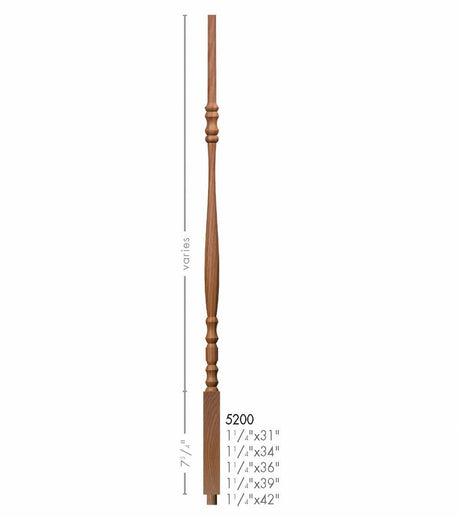 5200 36" Hampton Pin Top Baluster