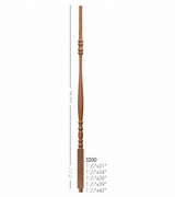 5200 31" Hampton Pin Top Baluster  2