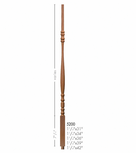 5200 31" Hampton Pin Top Baluster  2
