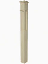 MFP-4375 Actual Flat Panel Box Newel Post