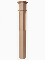 MFP-4375 Actual Flat Panel Box Newel Post