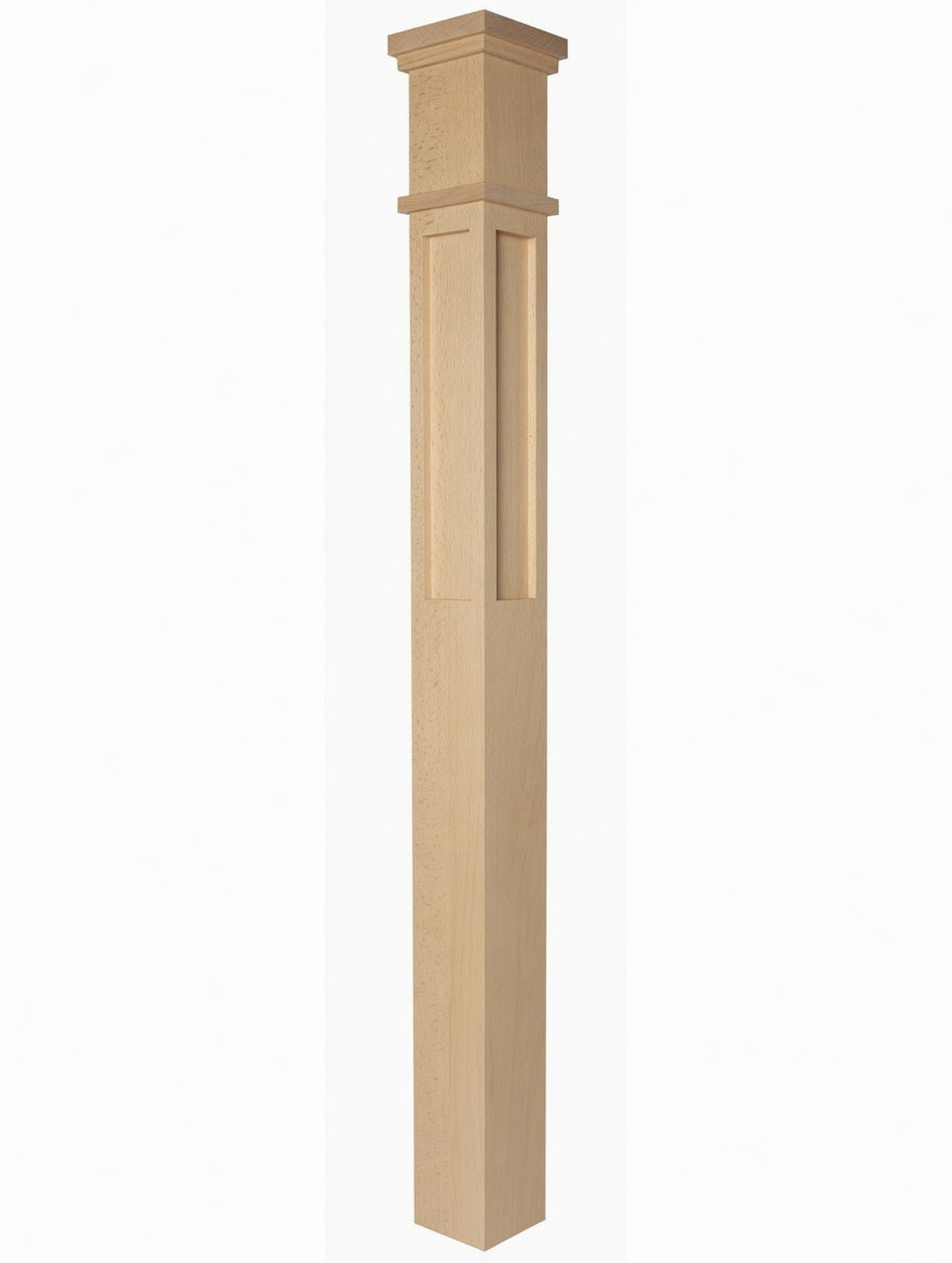 MFP-4375 Actual Flat Panel Box Newel Post