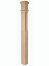 MFP-4375 Actual Flat Panel Box Newel Post