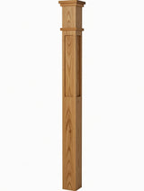 MFP-4375 Actual Flat Panel Box Newel Post