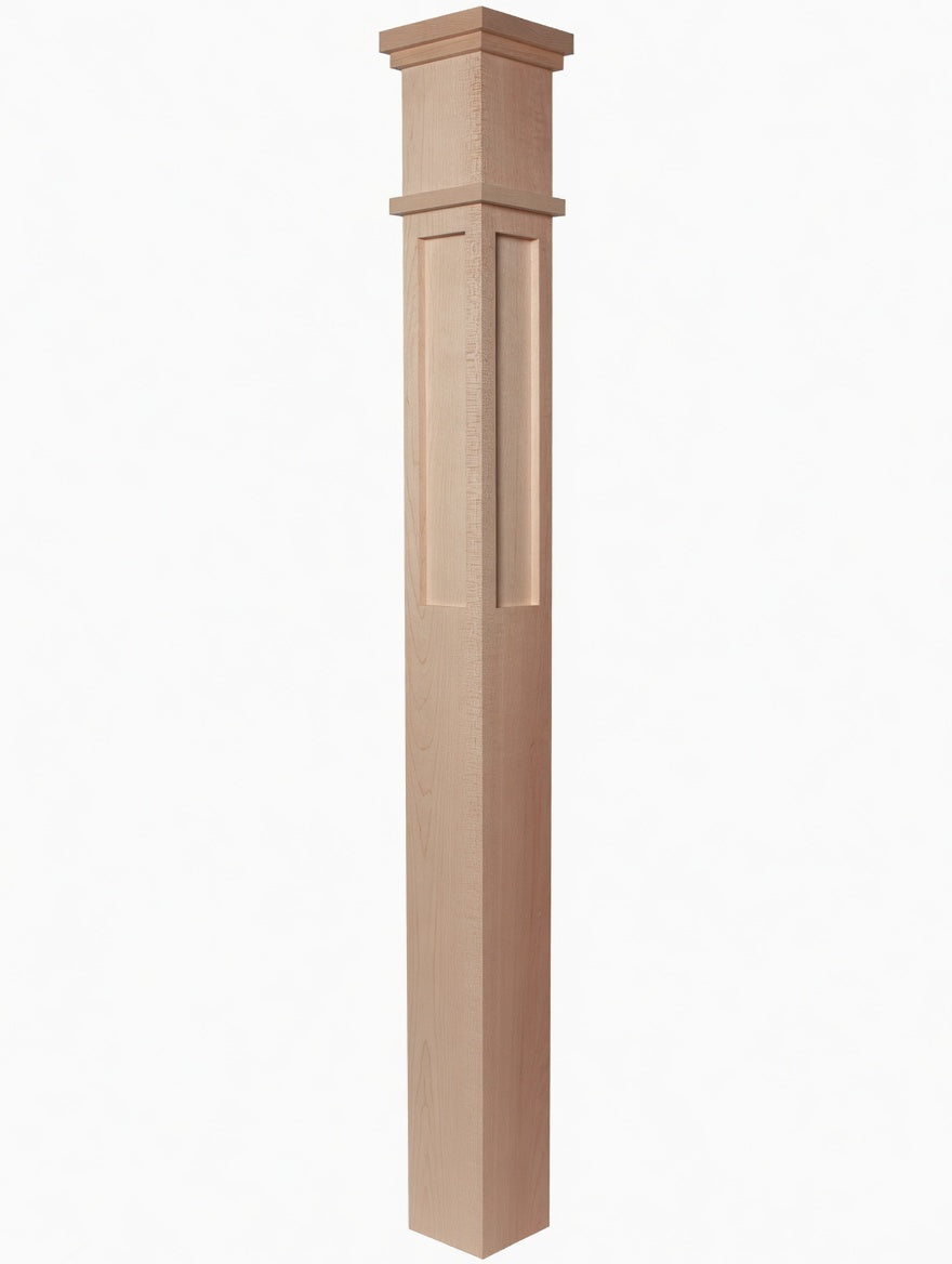 MFP-4375 Actual Flat Panel Box Newel Post