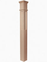 MFP-4375 Actual Flat Panel Box Newel Post