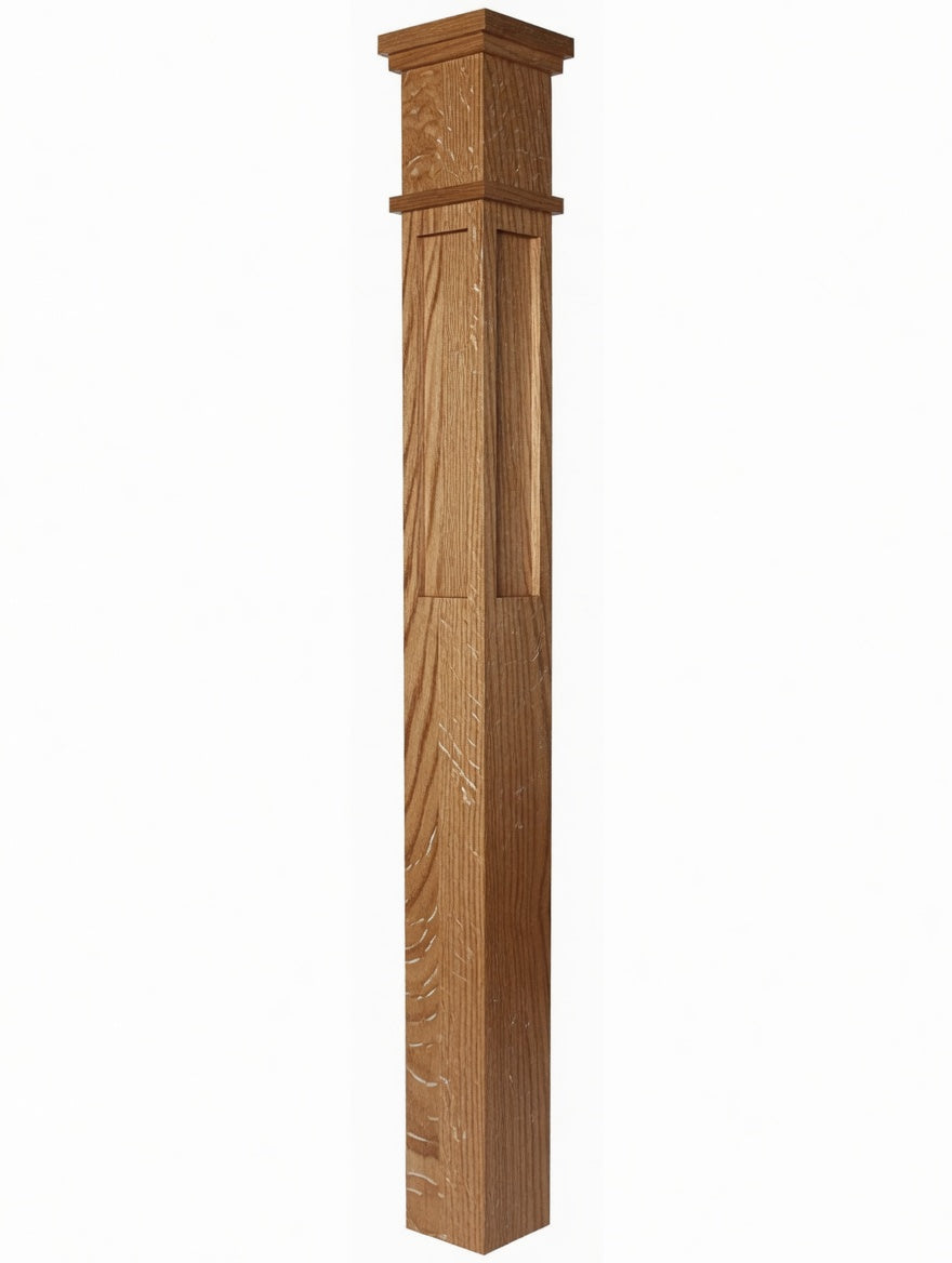 MFP-4375 Actual Flat Panel Box Newel Post