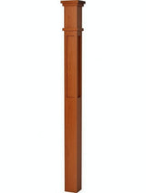 MFP-4375 Actual Flat Panel Box Newel Post
