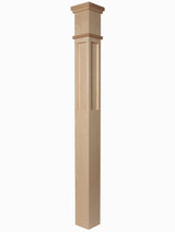 MFP-4375 Actual Flat Panel Box Newel Post